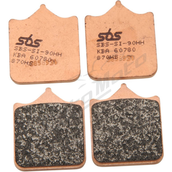 SBS HS Street Excel 870HS Sintered Front Brake Pads BMW S1000 R/RR 13-19