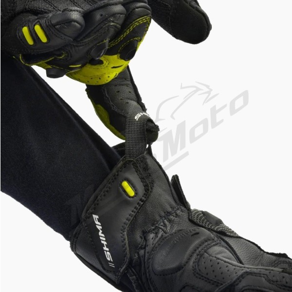 Shima XRS-3 Men Leather Gloves Black / Yellow
