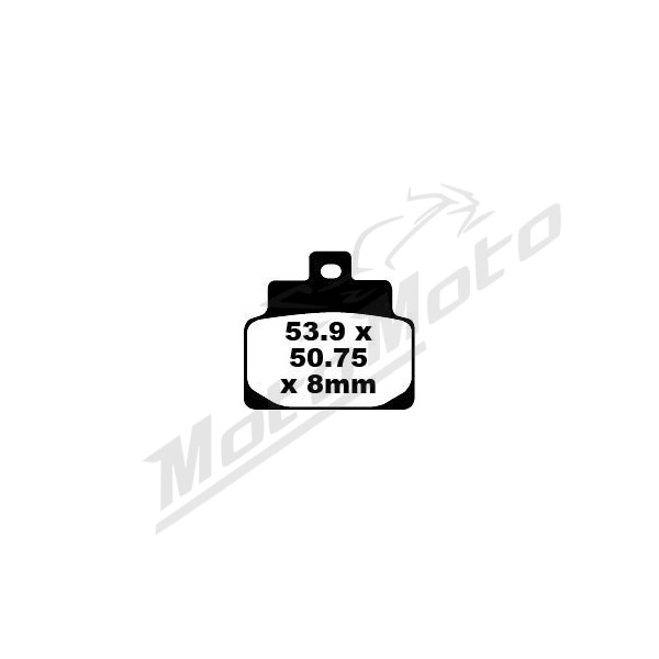 EBC SFA stabdžių trinkelės APPRILIA / KYMCO / PIAGGIO / RIEJU / SYM 50-500cc 99-13