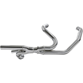 BASSANI XHAUST 2x2 Dual Headpipes Harley Davidson FLHR / FLHRC / FLHT / FLHTC 1584-1690cc 09-16