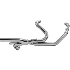 BASSANI XHAUST 2x2 Dual Headpipes Harley Davidson FLHR / FLHRC / FLHT / FLHTC 1584-1690cc 09-16