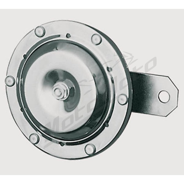 HIGHSIDER smart Horn Chrome 12V 100mm BMW / Harley Davidson / Honda / Indian / Kawasaki / Rieju / Triumph 125-1868cc 02-23