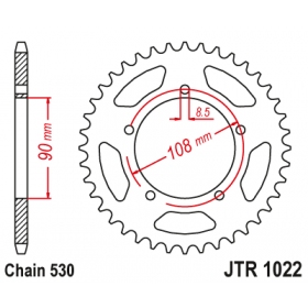 Rear sprocket JTR1022