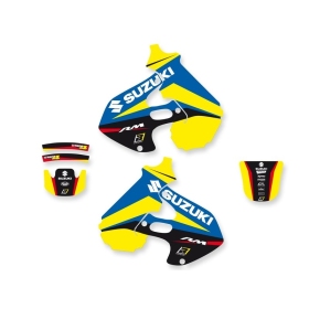 BLACKBIRD Dream Graphic 4 pilnas grafikos rinkinys Suzuki RM125/250 1996-2000