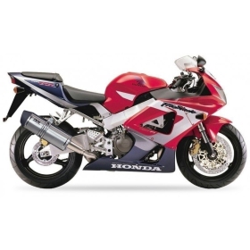 IXIL Hexoval Xtrem Silencer Stainless Steel / Aluminium Black - Honda CBR900RR 1998-1999 OH6093VSE