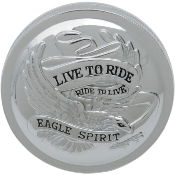 DRAG SPECIALTIES "Live to Ride" Gas Cap Harley Davidson FLH / FLHT / FLHTC / FLST / FLTC / FXST / FXSTC 1340cc 83-86