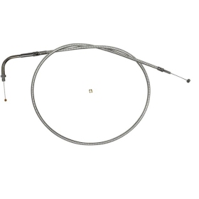 MAGNUM SHIELDING Chrome Throttle Cable Harley Davidson FLH / FLHS / FLST / FXDL / FXRS / FXWG / XLH 1100/1340 82-95 115.5cm
