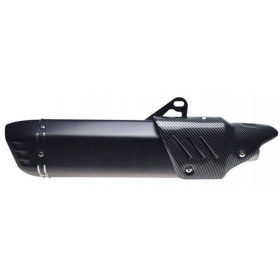 UNIVERSAL EXHAUST BLACK (Length 580mm) Ø41-51