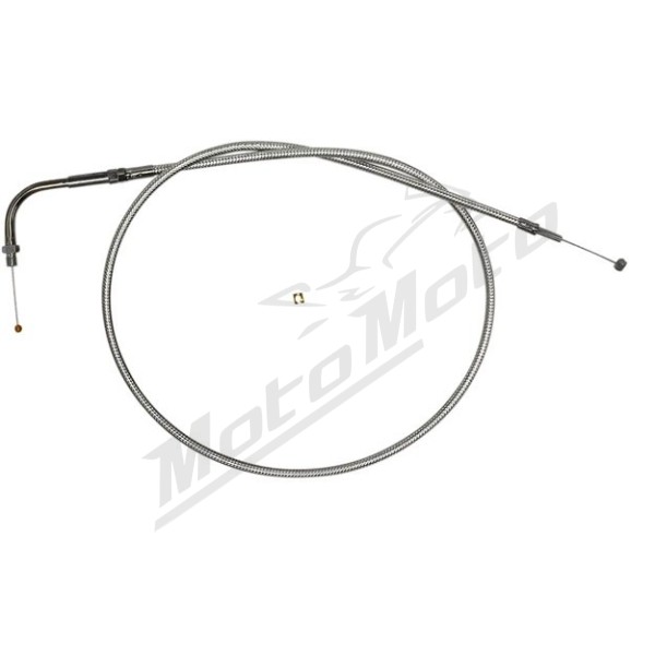 MAGNUM SHIELDING Akceleratoriaus lynas (atidarantis) chromuotas Harley Davidson FLH / FLHS / FLST / FXDL / FXRS / FXWG / XLH 1100/1340 82-95 115.5cm