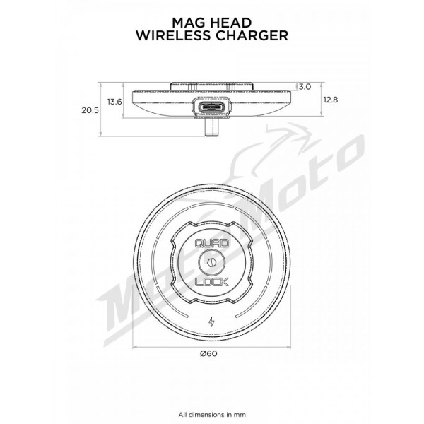 Quad Lock MAG Head