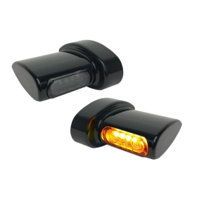 HEINZ BIKES Micro Rear Turn Signals Harley Davidson FLD / FLHR / FLHT / FLHX / FLTRI / XL / XR 500/1977 93-24