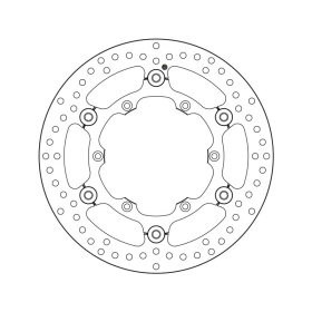 BREMBO Serie Oro apvalus plaukiojantis stabdžių diskas priekinis FANTIC / YAMAHA 125-450cc 2016-2025