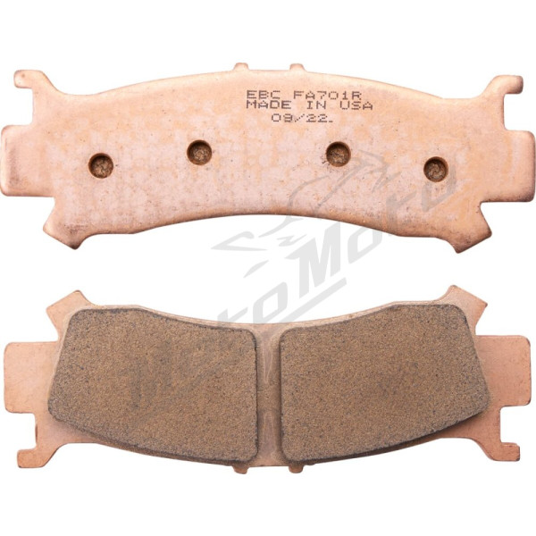 EBC Long-Life Sintered "R" Brake Pads HONDA SXS 1000 16-24