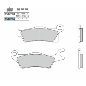 BREMBO Off-Road Sintered stabdžių trinkelės CAN AM OUTLANDER / RENEGADE 450-1000cc 2009-2021