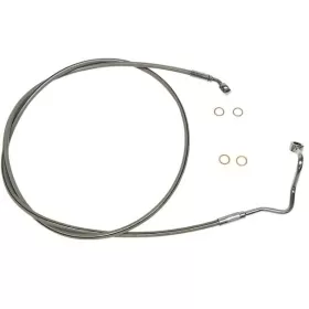 MAGNUM SHIELDING XR Viršutinė priekinių stabdžių žarnelė/linija ABS sidabrinė Harley Davidson FLRT / FLTRT 1750/1868 19-24 162.5cm