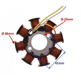 Stator ignition KYMCO AGILITY/ LIKE/ PEOPLE/ SUPER/ VP/ SCOMADI TL 50cc 2T 05-17