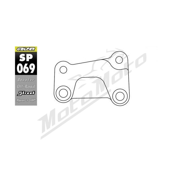 GALFER Brake disc/caliper adapter Ø320mm right Harley Davidson