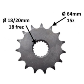 Front sprocket Maxtuned JTF428