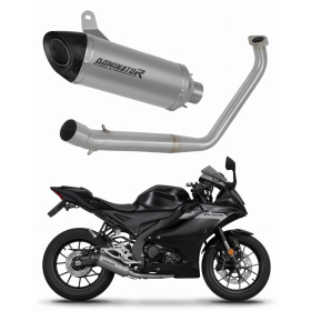 Yamaha YZF R125 2019-2020 Dominator Full Exhaust System Collector Silencer Titanium HP8 + dB killer