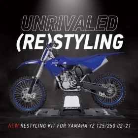 Polisport Complete Restyle Kit Yamaha YZ 125/250cc 02-21 Blue/ Black