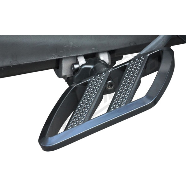 SHOW CHROME Combat Driver's Floorboards Black Can Am Ryker 600-900 19-24