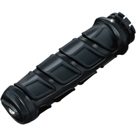 KURYAKYN Kinetic Black Grips Ø25.4mm Harley Davidson FLDE / FLFB / FLHT / FXBR / FXST 1750/1923 18-24
