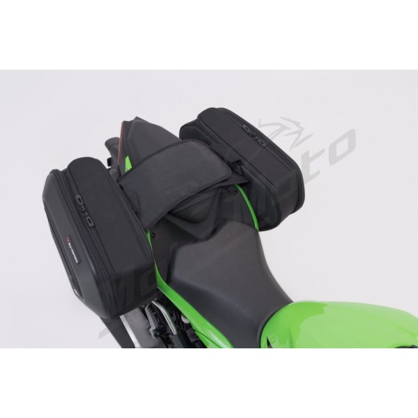 SW-MOTECH PRO BLAZE H Saddlebag Set with EDGE Protection & Heat Guard Kawasaki Ninja / Z 500 24-25