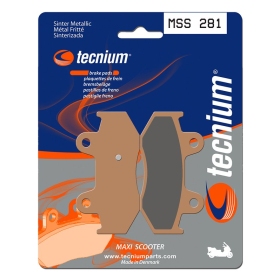 TECNIUM Maxi Scooter Sintered Metal Brake pads MSS281 Suzuki AN 250/400cc Burgman 01-06