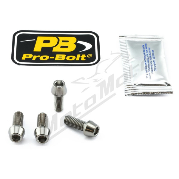 PRO BOLT Axle Pinch Bolt Kit Titan, Front KTM Adventure / Duke / SX 85-1290cc 13-24