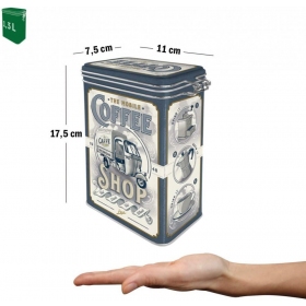 Dėžutė COFFE SHOP 17,5x7,5x11cm