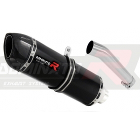 Exhaust silencer Dominator HP1 BLACK SUZUKI DL 650 V-STROM 2004-2006