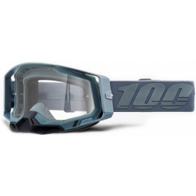 OFF ROAD 100% Racecraft 2 Battleship Goggles (Clear Lens)