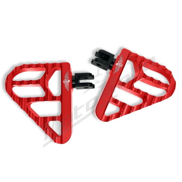 HEINZ BIKES Mini-FloorBoard Footpeg Front/Rear Harley Davidson FLD / FLSTF / FXDL / XR / XL / FXS / FXDF 883/1800 90-20