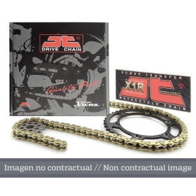JT Chain Kit 420HDR 13/53 Reinforced - Standard Rear Sprocket Derbi / Gilera 50cc 03-05