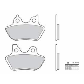 BREMBO Street Sintered Metal Brake pads HARLEY DAVIDSON 883-1923 00-20