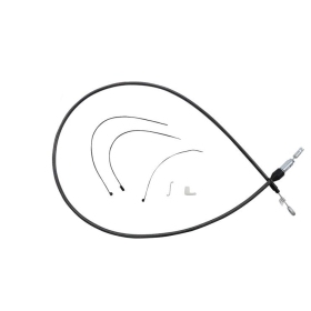 MAGNUM SHIELDING Black Pearl Quick Connect Upper Clutch Cable Harley Davidson FLDE / FLTRK / FXLR / FXST / FXBB 1750/1977 18-24 142cm