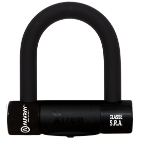 U-SHAPED PADLOCK AUVRAY Xtrem Black Edition 85x100mm