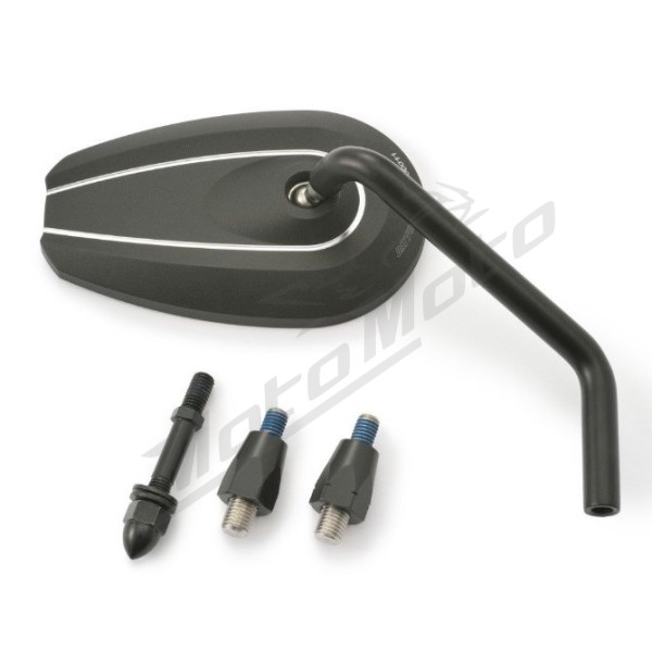 DAYTONA D-MIRROR-6 ROD Universal black mirror M10 1pc