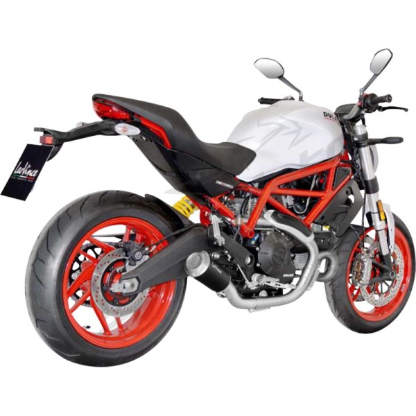 LEOVINCE LV-10 Black Edition Slip-On Muffler DUCATI SCRAMBLER 803 15-20