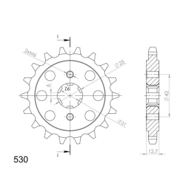 Supersprox Front sprocket 288.18