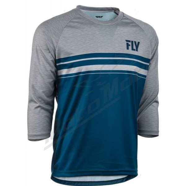FLY RACING Ripa 3/4 MTB Jersey - Grey/Blue