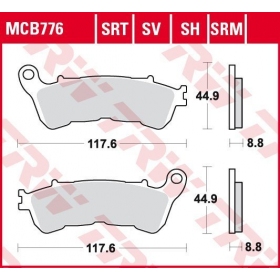 BRAKE PADS TRW MCB776SV ROUTE