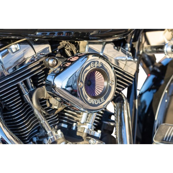 S&S CYCLE Air Stinger Stealth Air Cleaner Kit Harley Davidson FLHR / FLHRC / FLHRSE 1584-1800cc 08-17