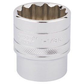 DRAPER 1/2 Drive Sockets 12 Points 1,1/8