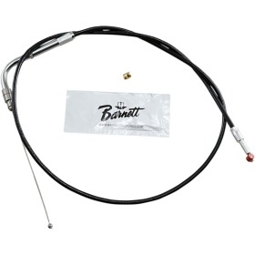 BARNETT Black Vinyl Throttle/Idle Cable Harley Davidson 1450-1800cc 2000-2015