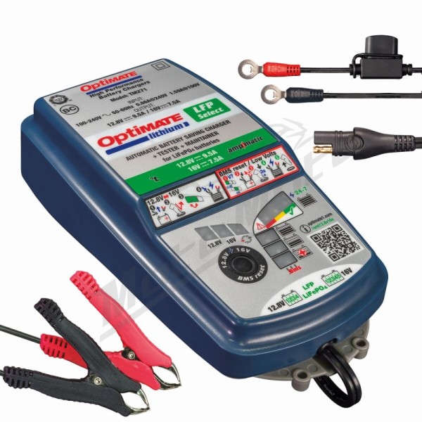 TECMATE OptiMate Lithium LFP 4S 9A/5S 7A Battery Charger