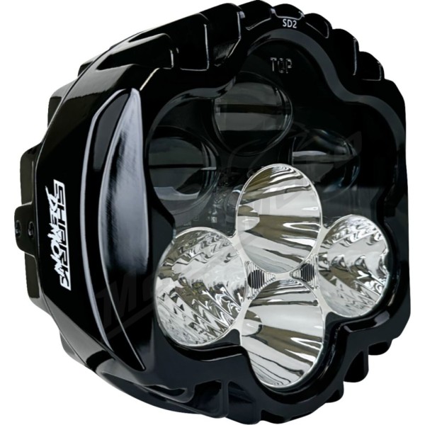 CUSTOM DYNAMICS Shark Demon™ Performance LED Headlight Harley Davidson FLD / FLHR 1340-1923cc 94-25