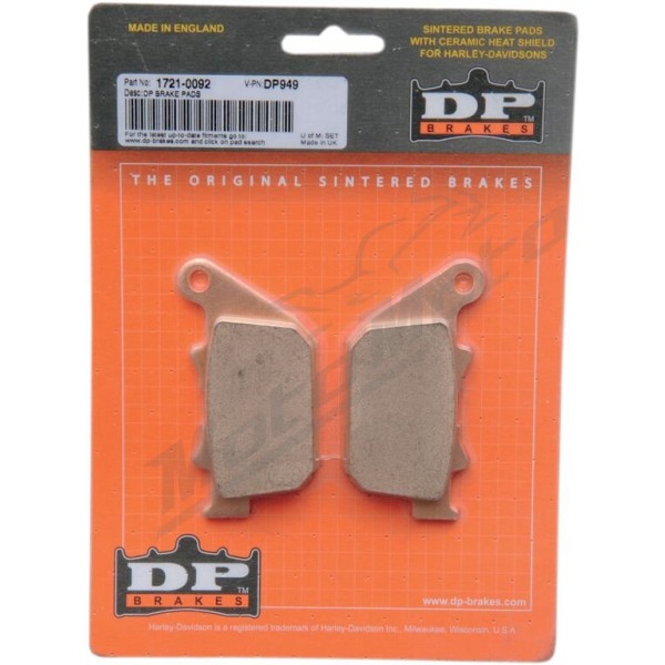 DP BRAKES Sintered Metal Brake Pads Harley Davidson XL / XR 883-1200cc 04-13