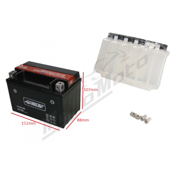 Battery YTX9-BS 4RIDE 12V 8Ah