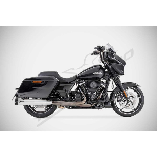 ZARD 4.33 Inches Slip-Ons Flat Muffler duslintuvai Harley Davidson FLHR / FLHTC / FLHX / FLTRI 1450-1800cc 06-16